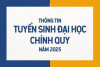 THONG TIN TUYEN SINH DAI HOC CHINH QUY NAM 2025