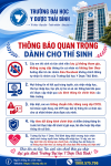 Thông báo quan trọng dành cho thí sinh và Tân sinh viên năm 2026