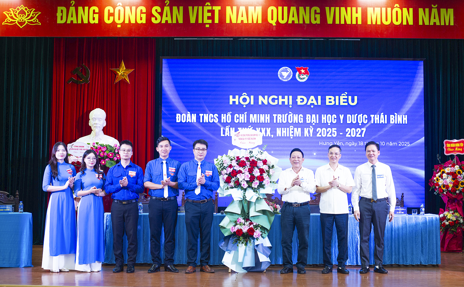 Hội nghị đại biểu Đoàn TNCS Hồ Chí Minh Trường Đại học Y Dược Thái Bình, nhiệm kỳ 2025-2027